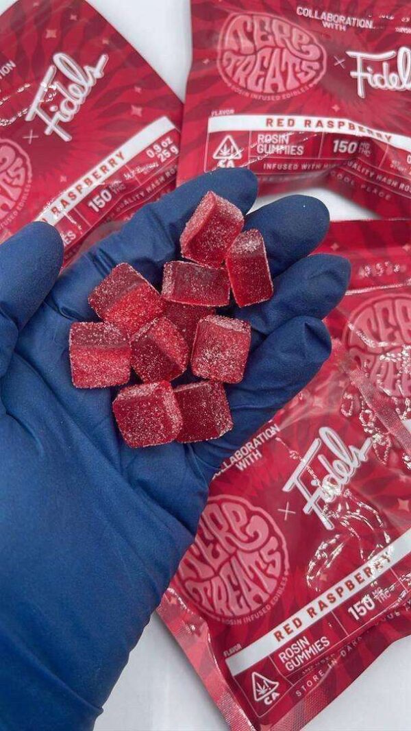 RASPBERRY LIVE RESIN INFUSED GUMMIES